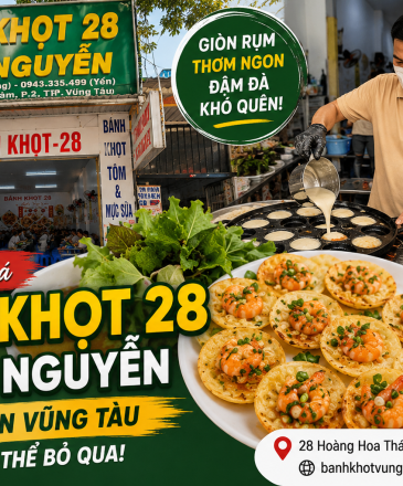 Bánh Khọt 28 - Long Nguyễn: Hương Vị Bánh Khọt Vũng Tàu Đậm Đà Khó Quên