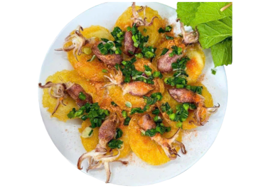 Bánh khọt mực sữa
